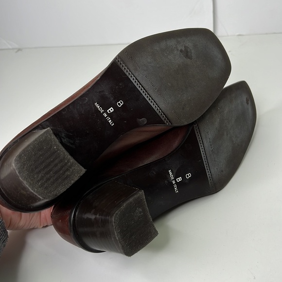 Roberto Capucci classic brown leather  heeled loafer - Picture 7 of 8